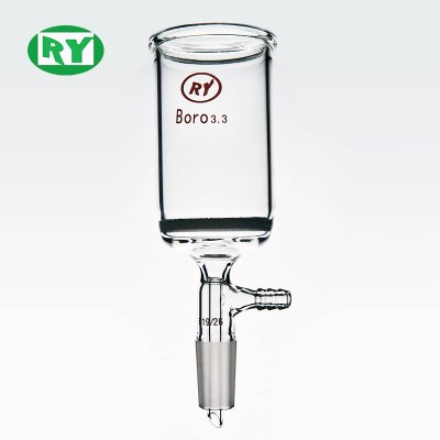 Lab Glassware Of Filter Funnel With Fritted Disc Made In China